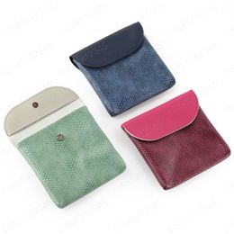 Snakeskin pattern Sanitary Bags Napkin Towel Storage Organizer Credit Card Bag Holder Sanitary Pad Pouch Household Organization