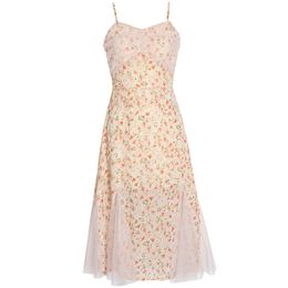 Summer Ruffles paghetti Strap Dresses Fashion Backless A Midi A-Line Dress 210515