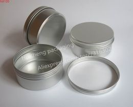 50 x 150g Aluminium jars 150 g case for powders gels cream use, 5 oz metal containersgood