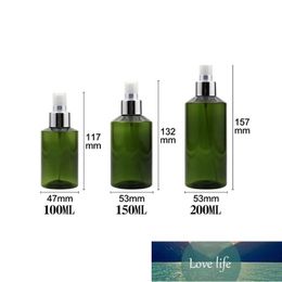 Garrafa de spray verde escuro dispensador cosmético kit de viagem de plástico recipientes de beleza conjunto mão anti-séptico mini névoa spray