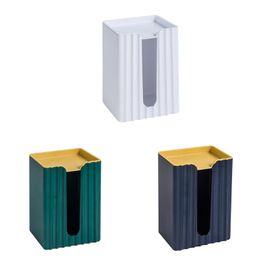Tissue Boxes & Napkins Nordic Style Storage Box Rectangular Napkin Holder Case Roll Paper Dispenser For Toilet Bathroom Kitchen Home Office