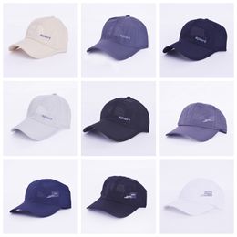 Mesh Breathable Sunscreen Hat Fashion Pack Edge Men Outdoor Baseball Caps Solid Color Hats Casual Cap YL617