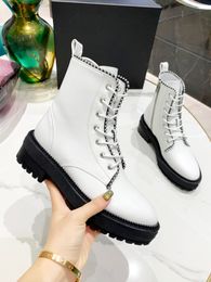 Andy hiker boot in leather Luxury design top quality women boots leather upper PU outsole fashion Martin booies comfortable lace up boottem