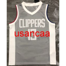 All embroidery 13# GEORGE 2021 season Grey basketball jersey Customise men's women youth add any number name XS-5XL 6XL Vest