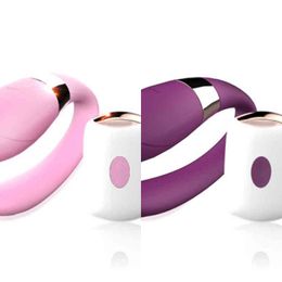 Nxy Vibrators Sex Female g Spot Dildo Double Vagina Massage Toys for Women Wireless Remote Control Vibrating Egg Adult 1220