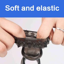 NXYSm bondage Penis Extender Sleeve Reusable Dick Silicone Ring Glans Cover Enlargement Cock Sex Toys For Men 1126