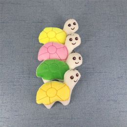 4-5CM Small Tortoise Keychain Toy , Mix Colors 10PCS/LOT Small Gift Key Ring Plush Charm Doll G1019