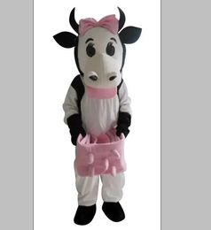 Stage Performance Cow Mascot Costumes Carnival Hallowen Gifts Unisex Adults Fancy Party Games Outfit Holiday Celebration Cartoon Character Outfits