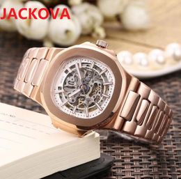 U1 Automatic 2813 Mechanical Watch Men Women Big Magnifier 41mm 904L Stainless steel Sapphire President Mens Hollow Dial Skeleton Square Designer Wristwatches
