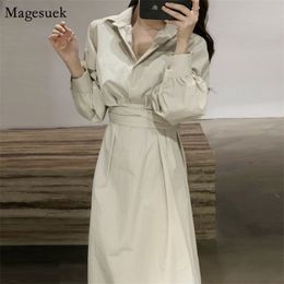 Spring V-Neck Sexy Dress Women Long Sleeve Vinatge es For Casual Loose Party Midi Female Femme Robe 12792 210512