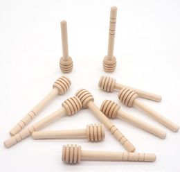 8cm 10cm Wood Honey Stirrer Coffee Juice Mixing Stir Stick Honey Long Stick Tea Tools Eco-friendly Milk Stir Bar Honey Dippers