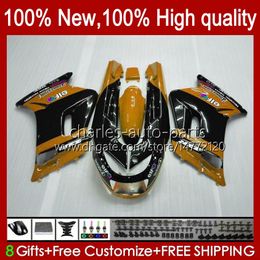 Bodywork OEM For KAWASAKI NINJA golden blk ZZR-250 Body 54HC.167 new ZZR 250 CC 1990 1991 1992 1993 1994 1995 1996 1997 1998 1999 ZZR250 90 91 92 93 94 95 96 97 98 99 Fairing