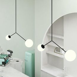 Designer's Minimalist Line Chandelier Modern Living Room Dining Home Decor Hanging Light Bar Creative Industrial Lighting Pendant Lamps