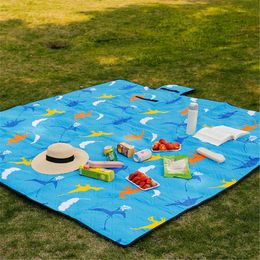 150x200cm Washable Moisture-proof Picnic Mat Cloth Blanket Outdoor Camping Tent Cushion Beach Garden Barbecue Waterproof Pad Y0706