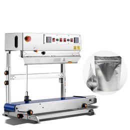 Commercial Vertical Sealing Machine Food Plastic Tea Film Aluminum Foil Bag Automatic Heat Sealer