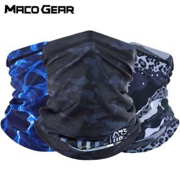 Printed Summer Breathable Cool Bandana Hiking Hunting Cycling Running Scarf Ski Riding Fishing Sports Half Face Mask Men Women Y1229