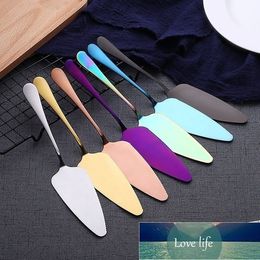 1PC Colourful Stainless Steel Serrated Edge Cake Server Blade Cutter Pie Pizza Shovel Cake Spatula Baking Tool Factory price expert design Quality Latest Style