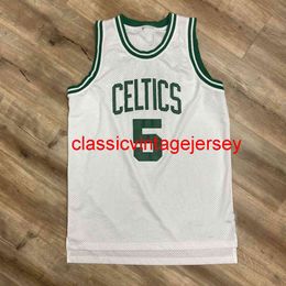 Stitched KEVIN GARNETT SWINGMAN WHITE BASKETBALL JERSEY Embroidery Custom Any Name Number XS-5XL 6XL