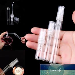3/5/10ml Portable Perfume Glass Spray Bottle Travel Mini Transparent Empty Essential Oil Skincare Sample Sub Bottling Cosmetics