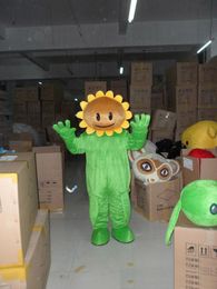 Masquerade Professional sunflower Mascot Costume Halloween Xmas Fancy Party Dress Carnival Unisex Adults Cartoon Character Outfits Suit