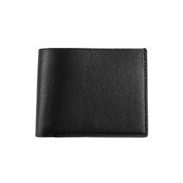 3pcs Wallets Men PU Plain Black Coffee Horizontal fund Foldable Open Credit Card Holder