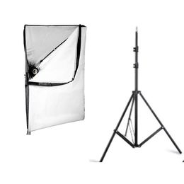 Photography Softbox Lighting Kits 50x70CM Professional Continuous Light System For Photo Studio Equipment 2m Tripod
