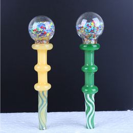 Smoking Glass Dabber Tool Pencil Mushroom Knife Wax Oil Rigs Stick Carving Tools For Dab Nail Quartz Banger