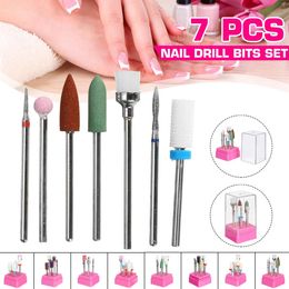 7Pcs Nail Polishing Set Nail Drill Machine - #02