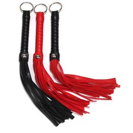 Sex Products Leather Spanking Butt Whips Harness Fetish Bdsm Bondage Sex Whip Flogger Slut Slave Beat Ass for Couples Adult Game P0816