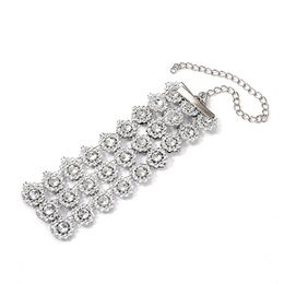 Collar Three Row Diamond Necklaces Accessories Supplies Collares Sun Flower Pendant Necklace
