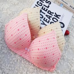 Pregnant Women Underwear Breast Feeding Nursing Bra Flower Breastfeeding Maternity Bra Front Poppers Nursing bras For Mothers 2640 Q2