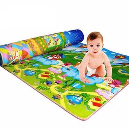 game baby play mat Large Infant Playmat Children Carpet Activity Mats For Kids Games 210402