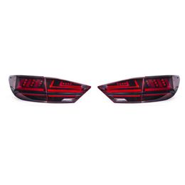 2 PCS Car Tail Lights Parts For Lexus ES Es200 ES260 ES300h 2013-2017 Taillights Rear Lamp LED Signal Brake Reversing Parking Bulb