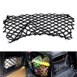 Car Organiser Auto Interior Accessories Net Bag Sundries Storage String Pocket For Smart Fortwo 451 2009-2014