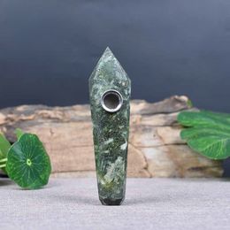 Natural Chrysanthemum Stone Crystal Pipe Hexagonal Prismatic Foreign Direct Sale from Donghai Factory