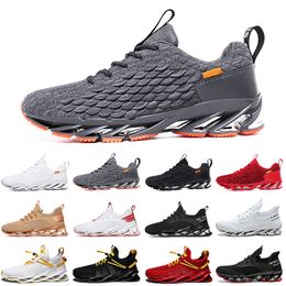 Newest Non-Brand men women running shoes Blade slip on triple black white red Grey Terracotta Warriors mens gym trainers outdoor sports sneakers
