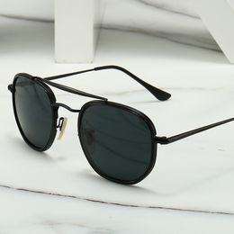 2021 Polarised Extra Large Anti-Reflection Pilot Sunglasses Men and Women Dark UV400
