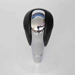 Black Leather Mirror Chrome Shift Knob for ES330 ES350 GS460 IS250 LX470 LS460 RX350 RX400H LX RX450H SC430 CT200H