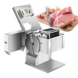 850W Meat Cutting Machine For Pork Beef Chicken Breast Vegetable Potato Radish slicer Shred and dice