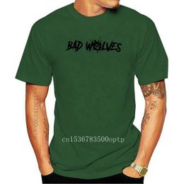 Мужские футболки Bad Wolves Slim Fit Fit White Sportswear Tee рубашка