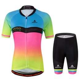 2024 Women's Triathlon Short Sleeve Cycling Jersey Sets Maillot Ropa Ciclismo Bicycle Clothing Bike Shirts N1