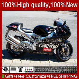 Moto Body For Aprilia RS RSV 250 RS250 RS-250 RSV250 RR R 1995 1996 1997 Bodywork 24No.75 RSV250R RS250RR White blk red 95-97 RSV250RR RSV-250 RS250R 95 96 97 Fairing Kit