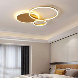 Ceiling Lights Modern Living Room Decoration Luminaria Led Cafe El Bedside Aluminium AC85-265V Home Lamp