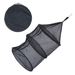 Curtain & Drapes Hanging Basket Mesh Dryer Net Camping Outdoor Home Supply (Black)