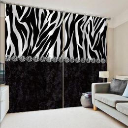 Curtain & Drapes Leopard Printing Window European Luxury Curtains For Living Room Bedroom Shading Blackout