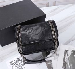 Fashion Lingge Chains Women Shoulder Bags Designer Crossbody Handbag Luxury 533037 22-16.5-12