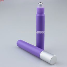 15ml Purple Essential Oil Roller Bottles with Stainless Steel Balls Useful for Aromatherapy Perfumes Lip Balms 100pcs/lotgoods