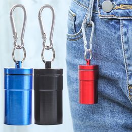 Mini Portable Cigarette Ashtray For Use Ash Holder Pocket Tray with Lid Key Chain Pill Box Storage Outdoor Smoking