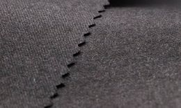 WT66794-103 Pure wool high count flannel worsted fabric [Dark Grey Plain W100](902)
