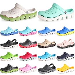 Hole shoes women Hot home slippers candy Colour garden drifting scenic big-toed sandals 2021 new beach trendy breathable men's couple plus size